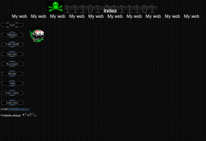 první web frontpage